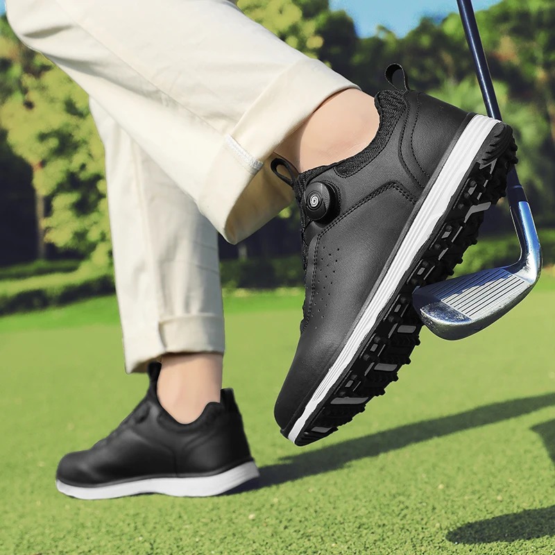 Zapatos de Golf cómodos para hombre, zapatillas de Golf ligeras, zapatos de Golf profesionales de lujo para hombre, impermeables