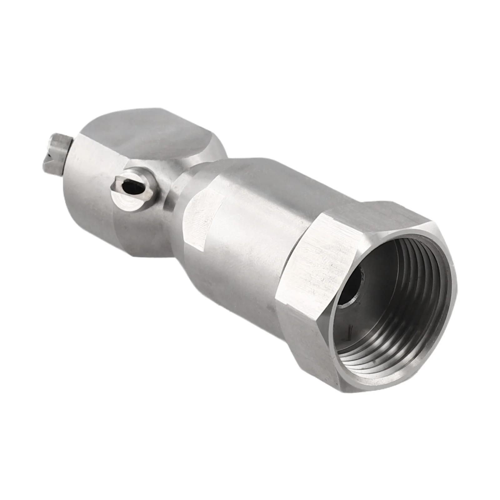 Rotating Tank Cleaning Nozzle in 304 Stainless Steel for 360 Degree Spray Coverage in Storage and Processing Vessels