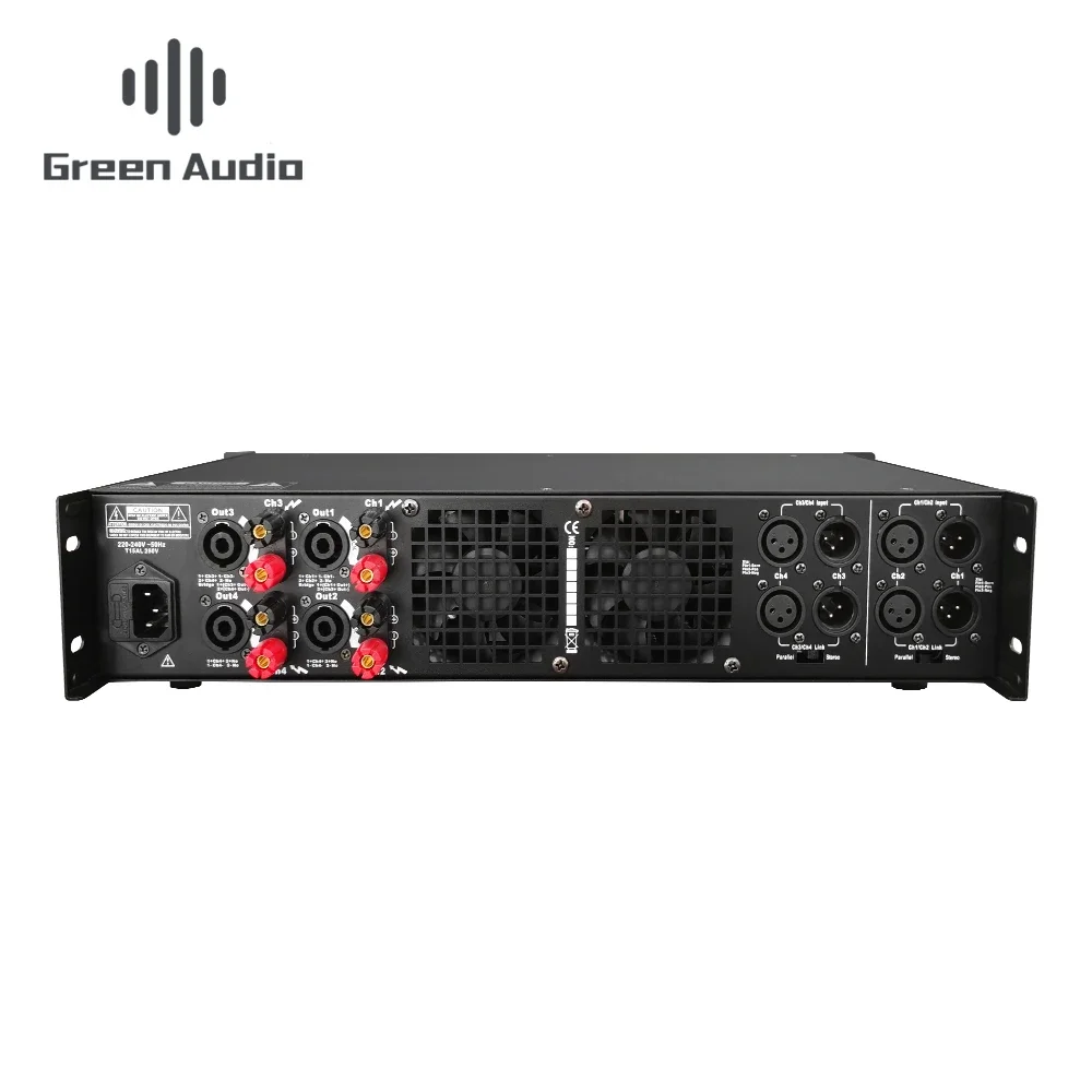 GAP-604 Digital Amplifier Professional 600W 10000W 4 Channels 8 channels Powerful Amplifier For KTV Stage Concern Church