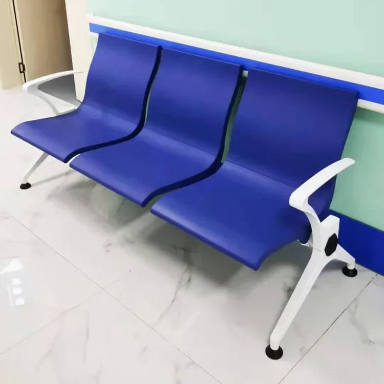 Foam row of waiting chairs, hospital waiting chairs, public office rest chairs, two, three, four, row stations, airport chairs