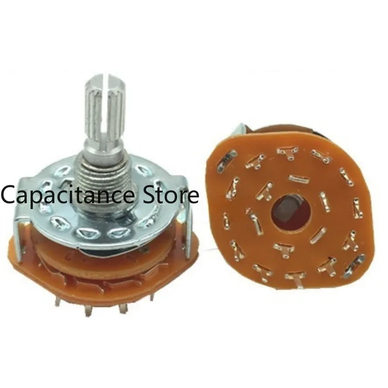 

5PCS New band switch SR25 4-pole 3-speed 3-pole 4-speed 2-pole 5-speed 6-speed rotary