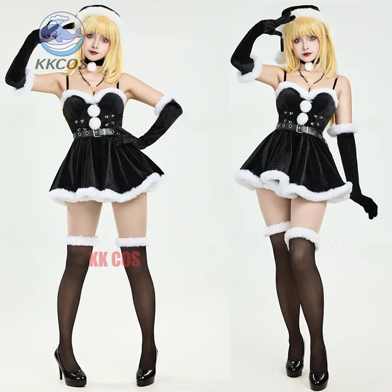 Мисс Миса Косплей Костюм Хэллоуин Рождество Аниме Вечеринка Игра Comic Con Повседневная модная одежда
