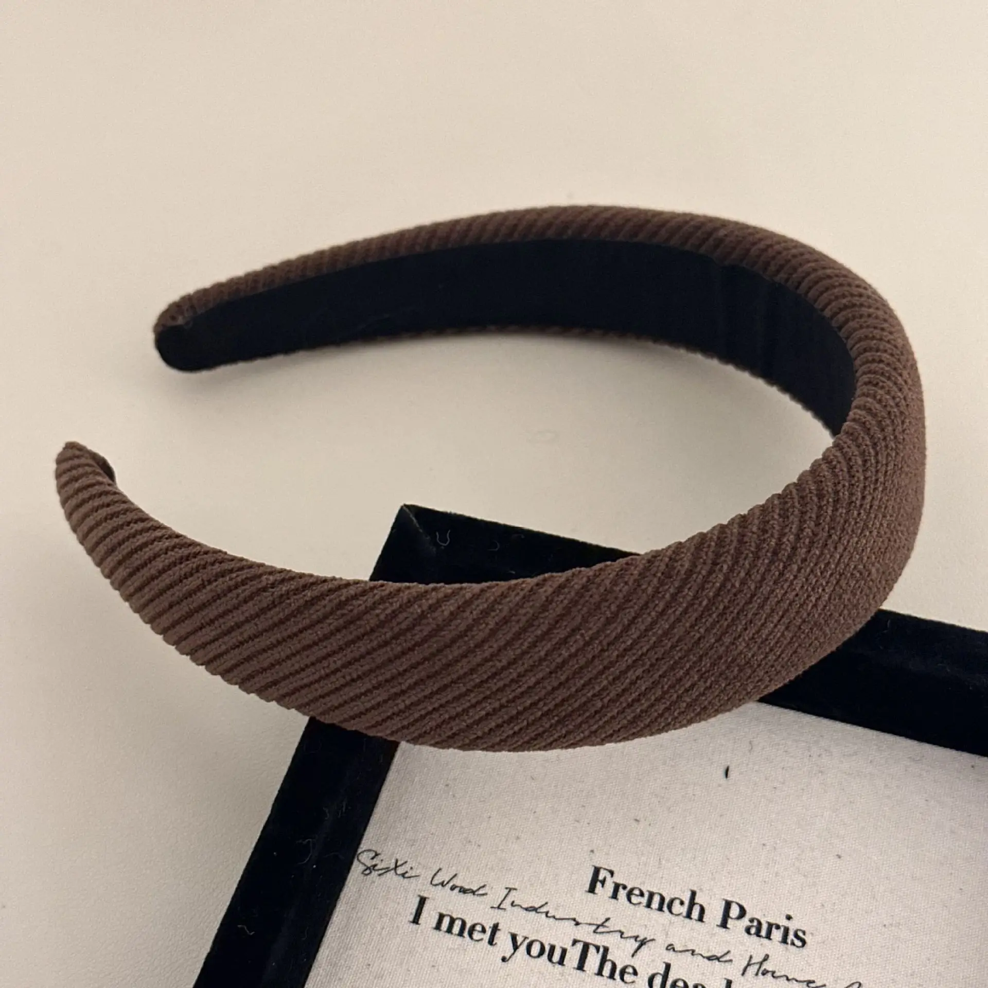 Vintage Leopard Print Hairband Velvet Sponge Padded Hair Hoop For Women Simple Headband Wedding Hair Jewelry Princess Tiaras