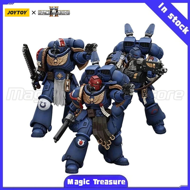 

【MT】JOYTOY 1/18 Action Figures Warhammer 40K Ultramarines Lieutenant Titus Gadriel Chairon Anime Model Toys Collection