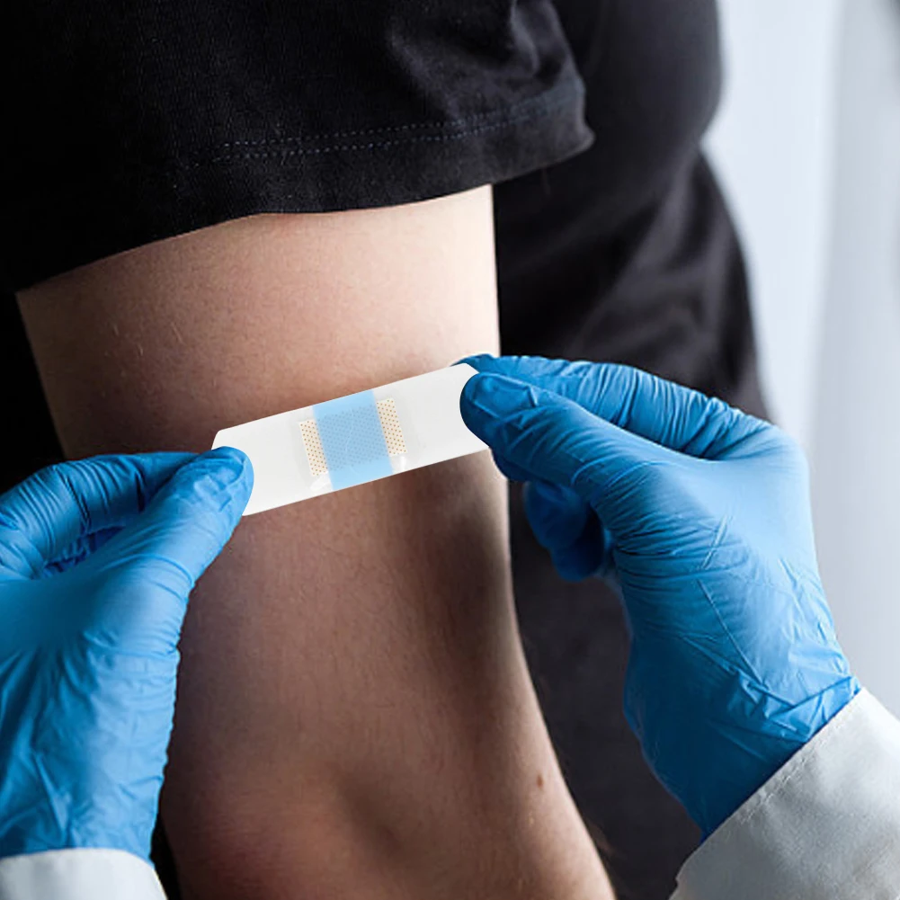 

50/120Pcs PU Transparent Waterproof Band Aid Invisible Hemostasis Wound Plaster Waterproof Wound Strips First Aid Emergency Kit