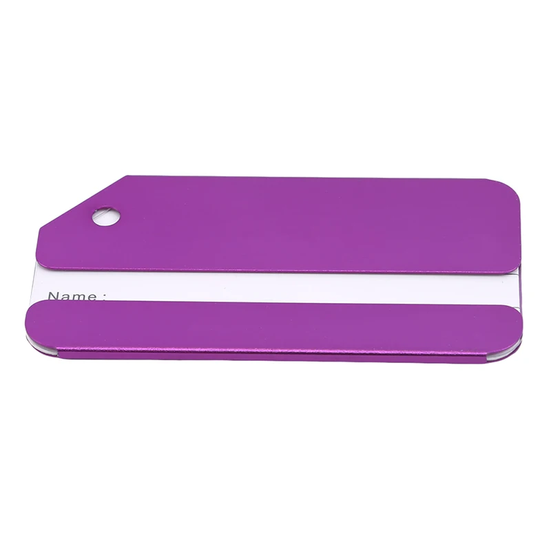 5Pcs 수하물 태그 알루미늄 합금 가방 태그 수하물 태그 Id 가방 용 수하물 태그 여행 수하물 수하물 식별자