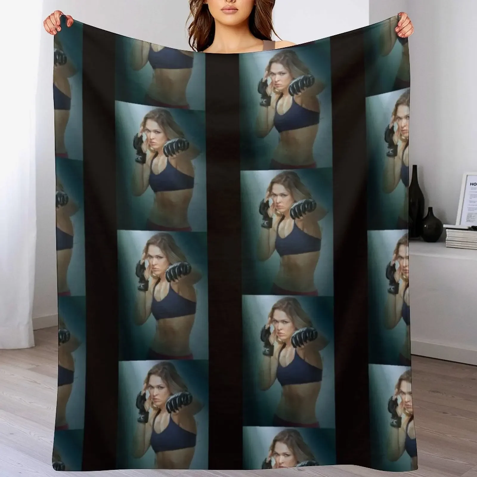 Ronda Rousey Throw Blanket Warm Sofa Throw Blankets