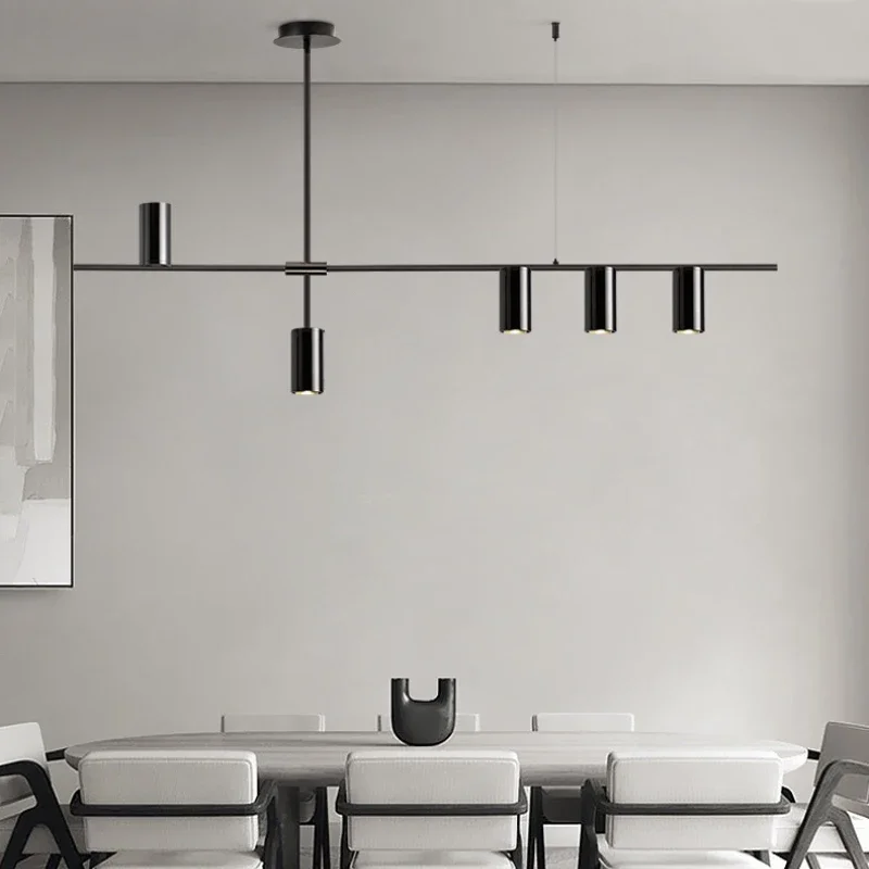 Modern Nordic Restaurant Spotlight Pendant Lamp Dining Room Living Room Creative Lights Bar Chandelier Lighting Led Indoor Home