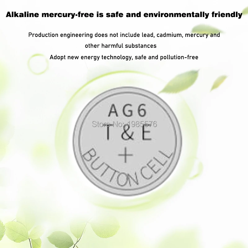 20 Uds. De pilas alcalinas de botón, 1,55 V, AG6, LR920, 371A, CX69, LR920W, 371, L921, SR927, 171, G6A, AG 6