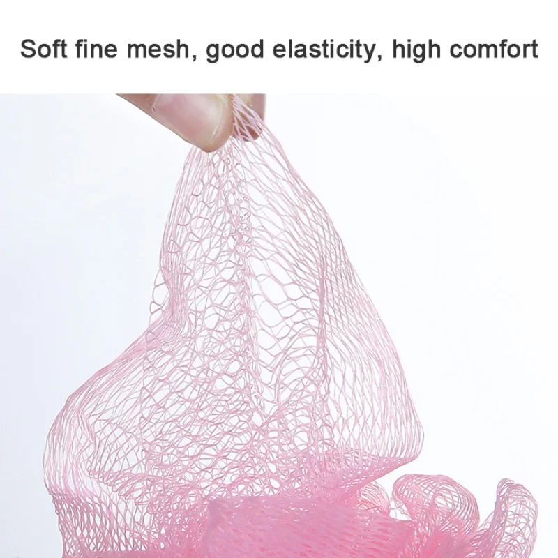 Bath Flower Ball Cartoon Fruit Shape Adult Kids Bath Ball Scrub Exfoliator Back Rub Skin Clean Bathing Tools