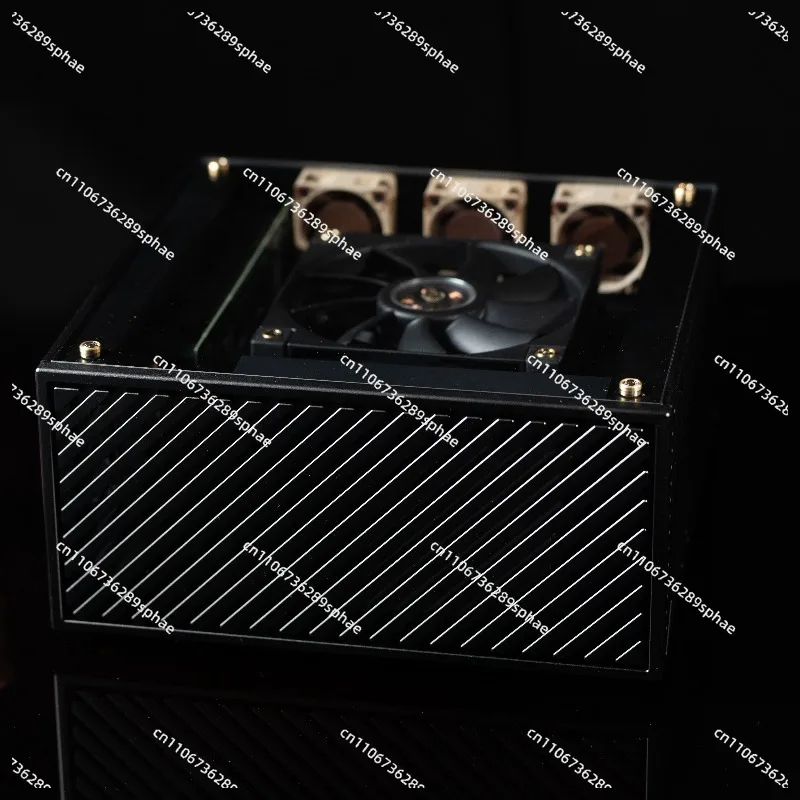 LP-P6 ITX chassis, knife card chassis, all aluminum cnc 5060lp 1U power supply