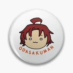 Odasakuman Bungou Stray Dogs Wan  Soft Button Pin Cartoon Hat Brooch Decor Fashion Badge Gift Lover Cute Lapel Pin Jewelry