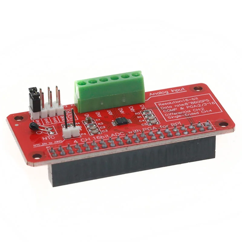 official 3.3V ADS1115 ADC Module for Raspberry Pi 3/2 / B + / I2C RPI ADS1115 ADC Analog to Digital Converter for arduino