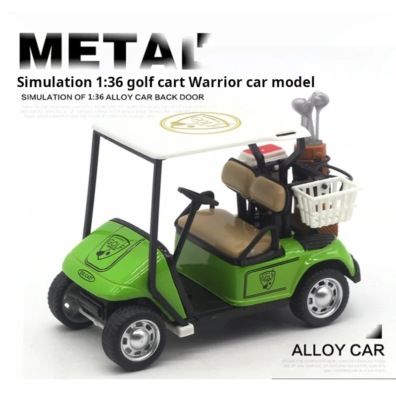 1:36 Alloy Golf Ball Car Model Alloy Pull-Back Car Toy New Decoration Children's Educational Collection Toys