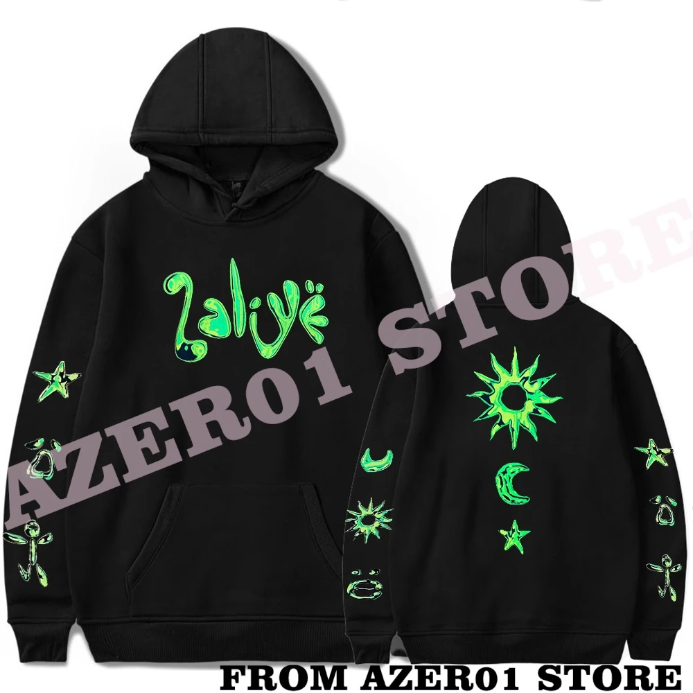 

Yeat 2alive Green Tour Merch Hoodies Winter Men/Women Hooded Sweet Streetwear Long Sleeve Logo Sweatshirt