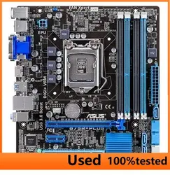 Asus B75M-PLUS 데스크탑 마더보드, 인텔 B75 소켓, LGA 1155, i3, i5, i7, DDR3, 32G, SATA3, USB3.0 중고