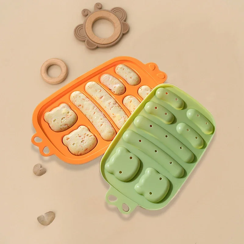 Food Grade Silicone Sausage Maker Mould DIY Ham Hot Dog Making Molds With Lid Kitchen Household Sausages Cake Baking Tools Tray