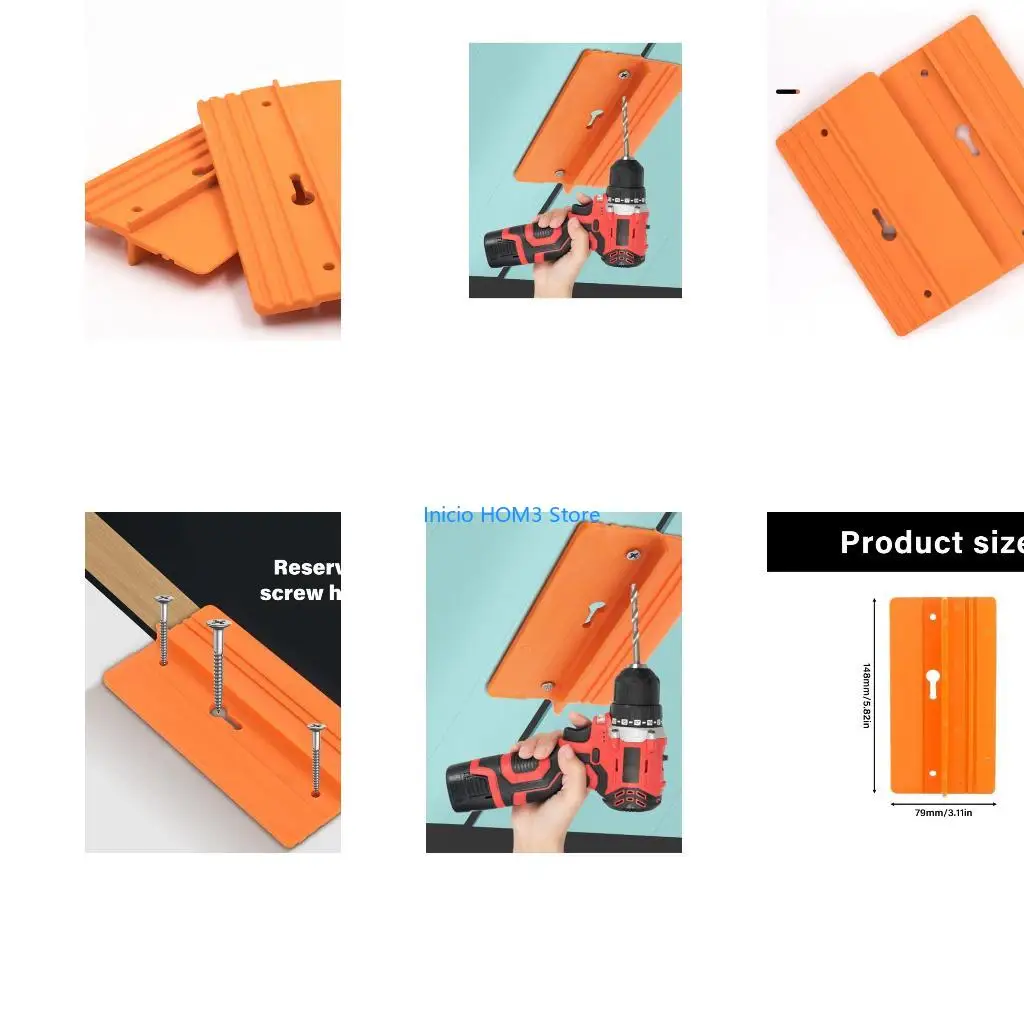 A5YD MultiPurpose Installation Tool Stable Plasterboard Positioning Drywalls Fitting Tool Comfortable Grip Woodwork Assistant