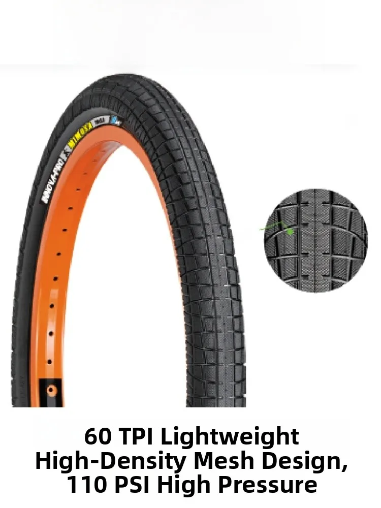 

Innova Brand BMX Performance Car Tire Small Wheel High Prure 20 Inch Bicycle Outer Tire for Cycling Equipment