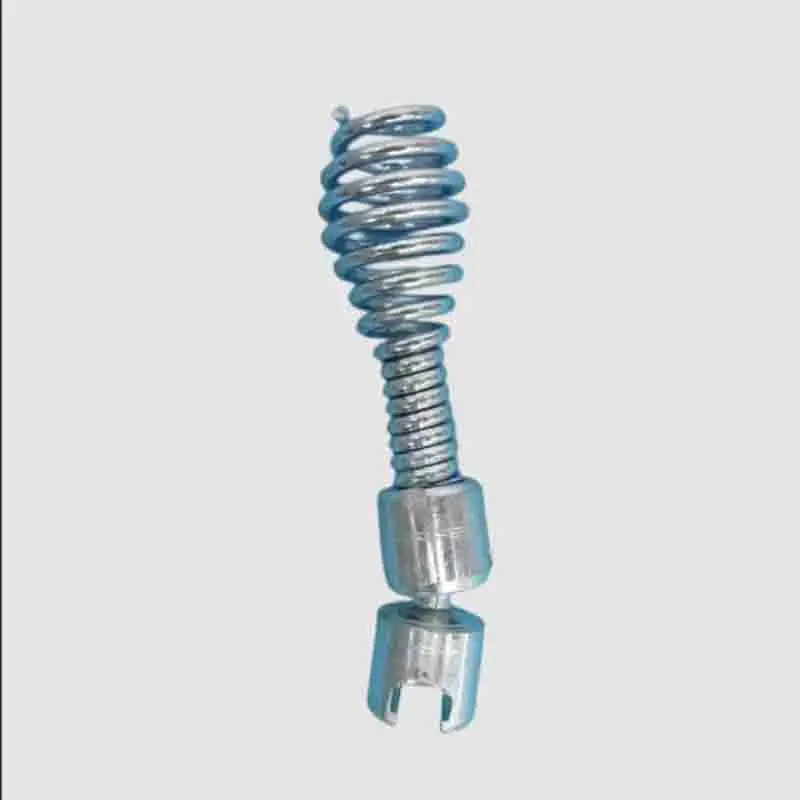 16mm Pipe Dredging Spring Fitting Multidirectional Universal Tool Head Steel Wire Dredging Mechanical Electrical Drill Connector