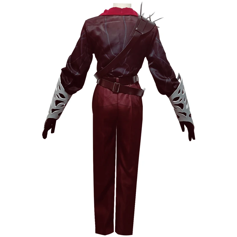 Identity V Man In Red Mercenary Cosplay Costume Game Identity V Naib Subedar Cosplay Costume For Women Men Halloween Party