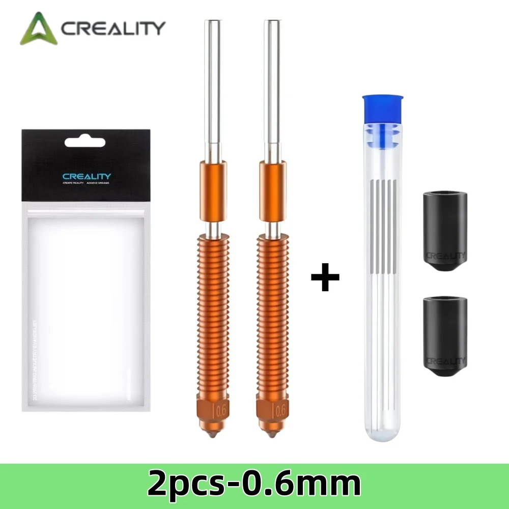 Creality Original K2 Plus Düsen-Set Unicorn Quick-Swap Düsen aus Kupferlegierung und gehärtetem Stahl für K2 Pro/Creality Hi/K2