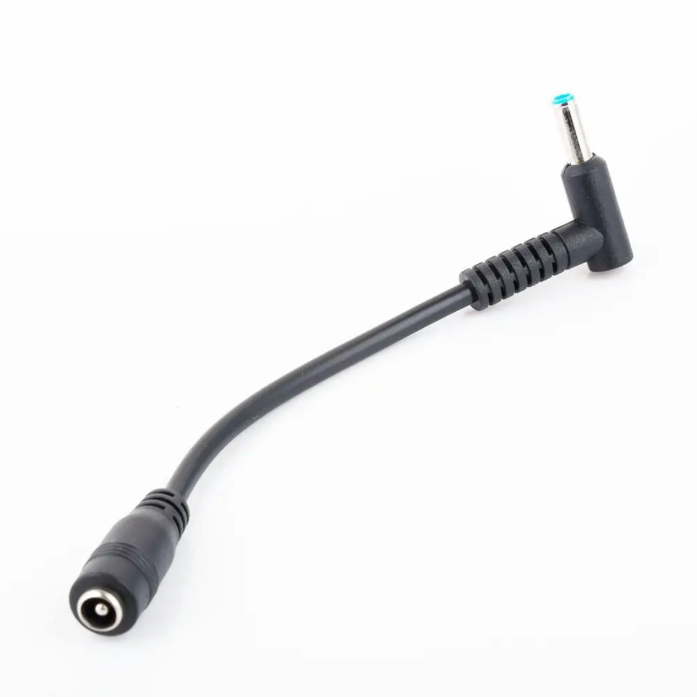 Right Angle Blue Tips Converter 5.5*2.1mm To 4.5*3.0mm Laptop Adapter Connector Power Charger Plug