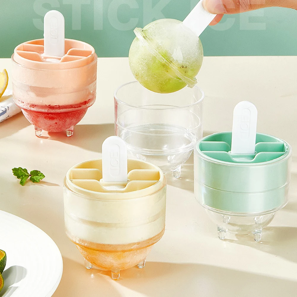 

2Pcs Colorful Lollipop Ice Mold Maker Tool Reusable Tray for