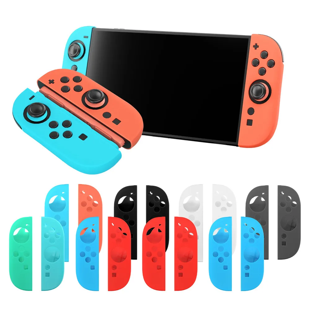 Soft Silicone Joycon Case Hand Grip Shell Pretective Cover With Anti-Slip For Nintendo Switch 2 Controllers