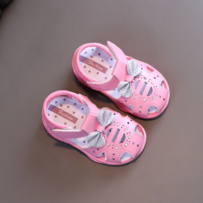 Summer Kids Sandals Cute Boy Non-slip Rubber Soles  Lovely Princess Shoes Elegant Comfortable   Non-slip Rubber Soles Lovely