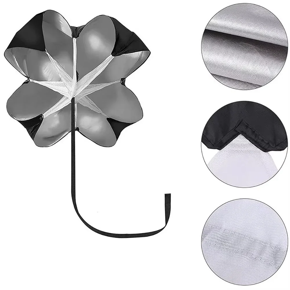 

Парашют с регулируемой скоростью, зонтик для тренировки ловкости, футбол, сопротивление, веревка, фитнес, желоб для бега, спортивные препятствия, инструмент