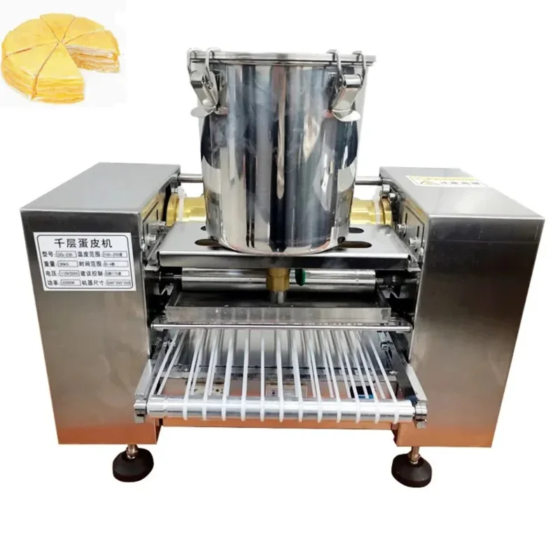 

Commercial Automatic Japanese Mini Pancake Maker Good Quality Mille Layer Crepe Cake Making Machine Price