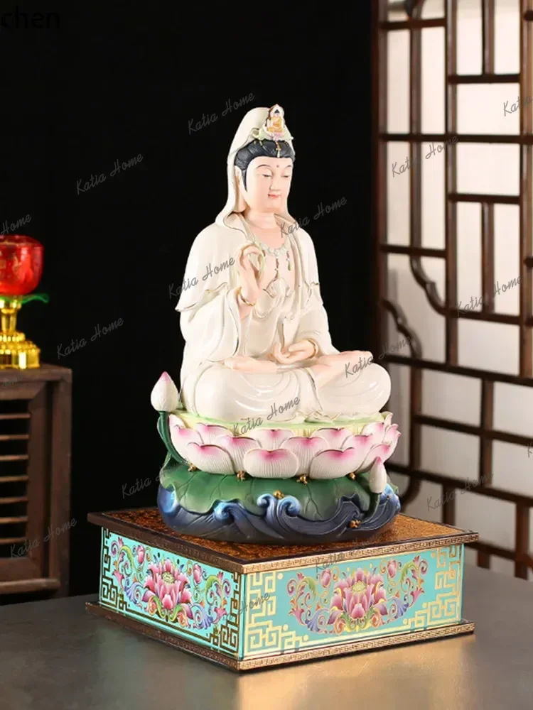 PG  guanyin buddha statue pedestal, elevated bottom seat, lotus platform, god of wealth, buddha hall statue, altar