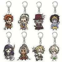 Anime Record of Ragnarok Acrylic Keychain Cartoon Figure Sasaki Kojirou Jack Pendant Key Ring Holder Cosplay Fans Jewelry Gift