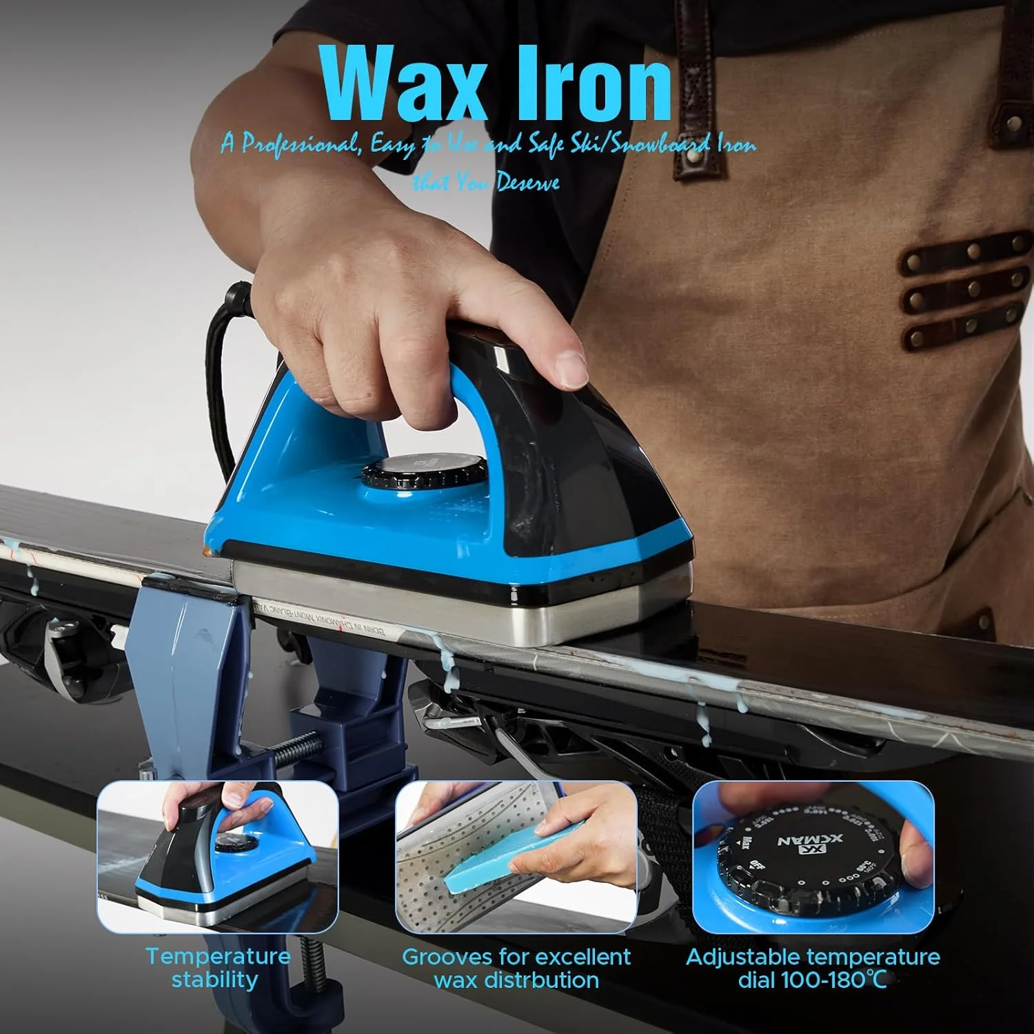 مجموعة كاملة من أدوات ضبط الصبح على الجليد للتزلج على الجليد #3