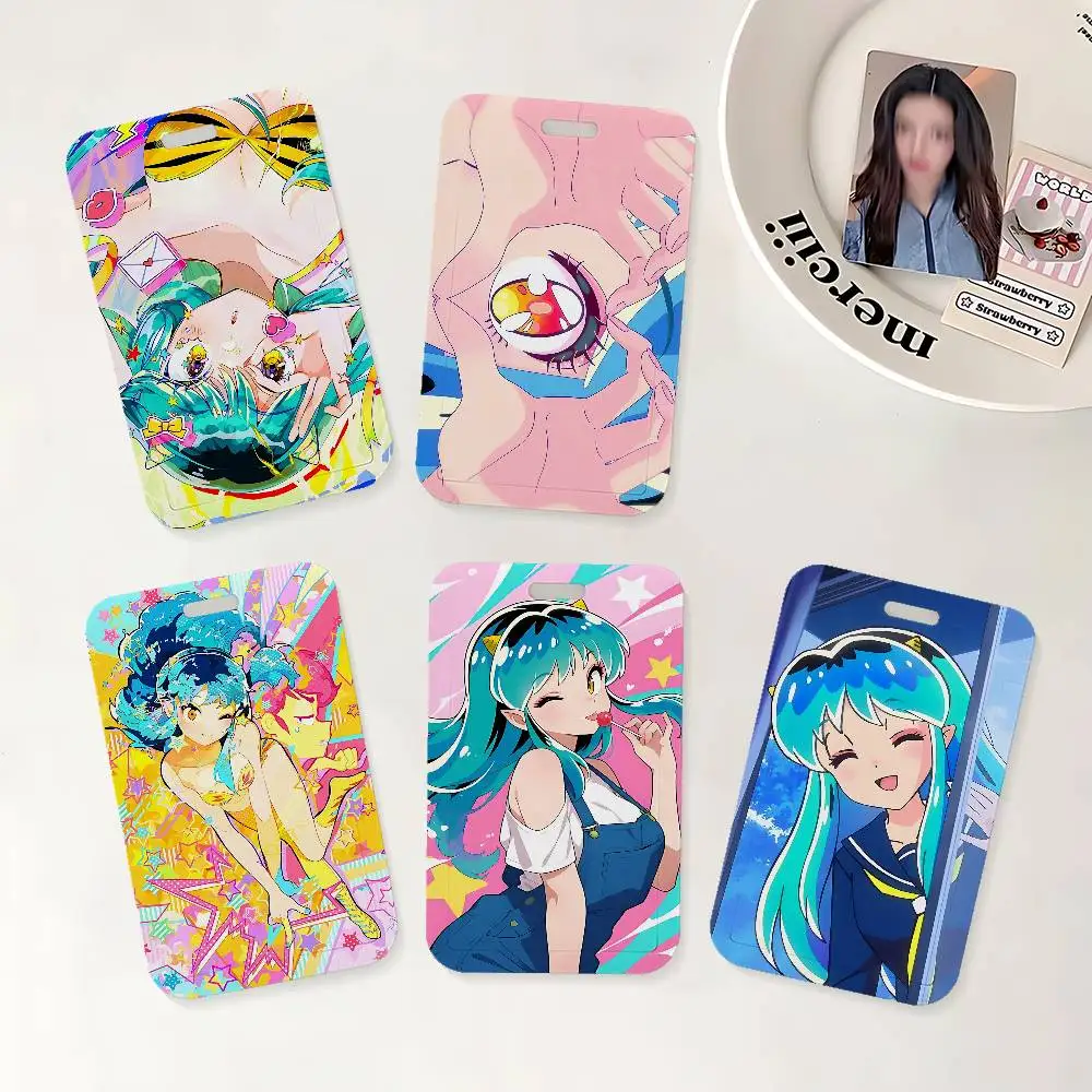 

Anime U-Urusei Y-Yatsura ID Badge Holder With Lanyard Neck Strap For Office School Name Card Credentials Case