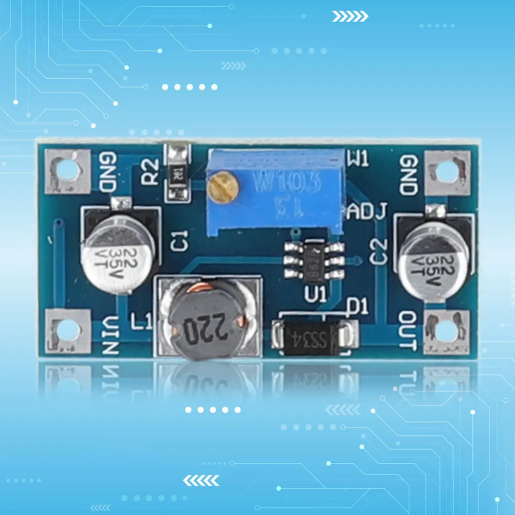 XH-M415 تيار مستمر تيار مستمر وحدة امدادات الطاقة 2A SX1308 تيار مستمر صغير تيار مستمر دفعة وحدة 2-24 فولت إلى 3-28 فولت قابل للتعديل متعددة الوظائف لمتعدد