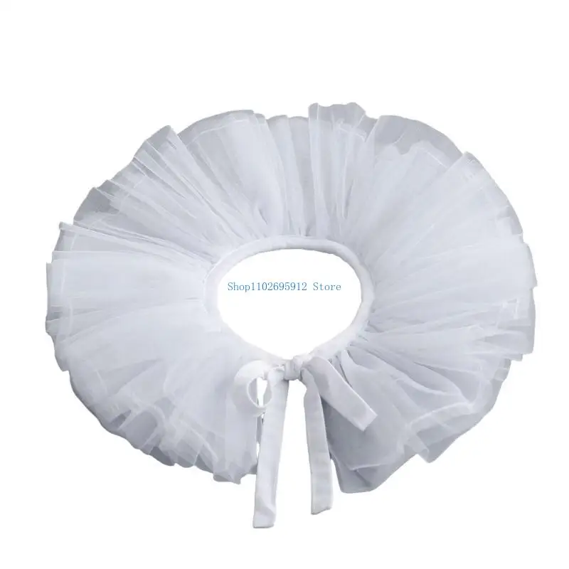 طوق N7YE الفيكتوري المكشكش من أجل إعادة التمثيل التاريخي وتعزيز الأزياء الفيكتورية