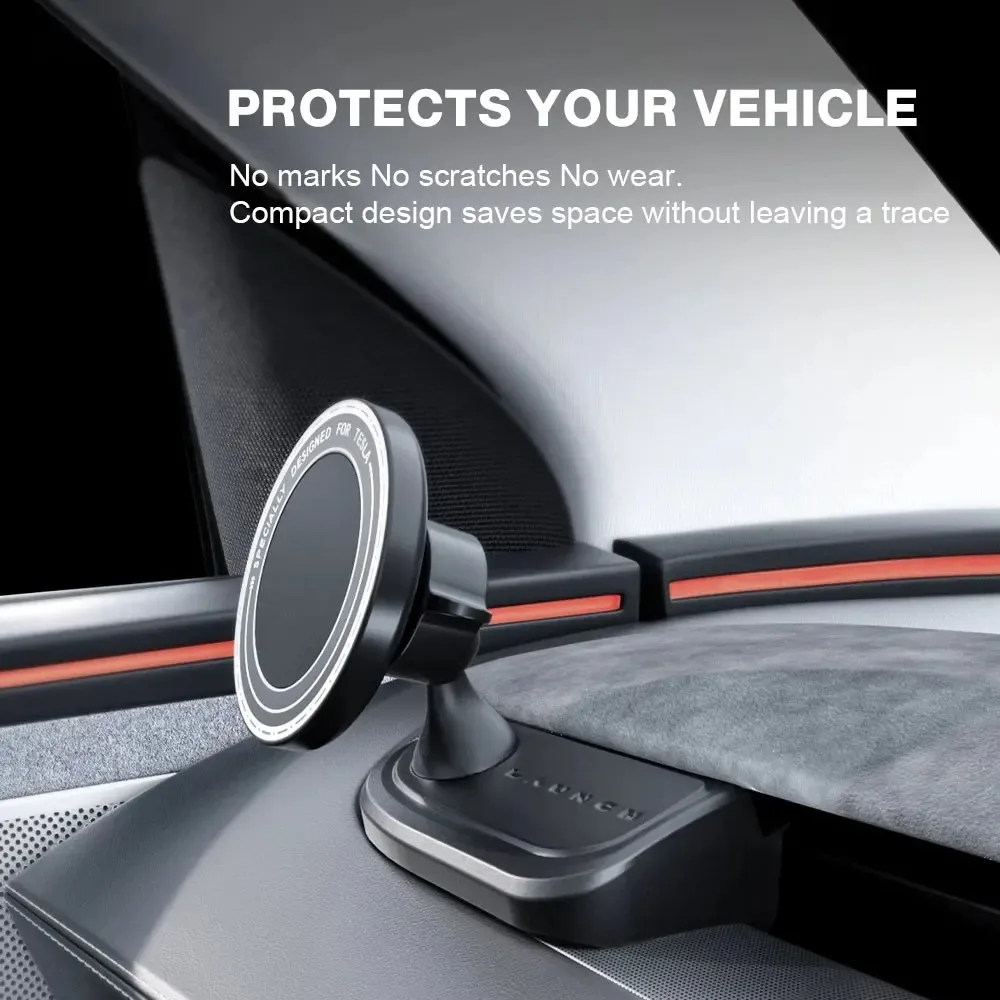Adjustable Magnetic Car Phone Bracket, Tesla Model Y