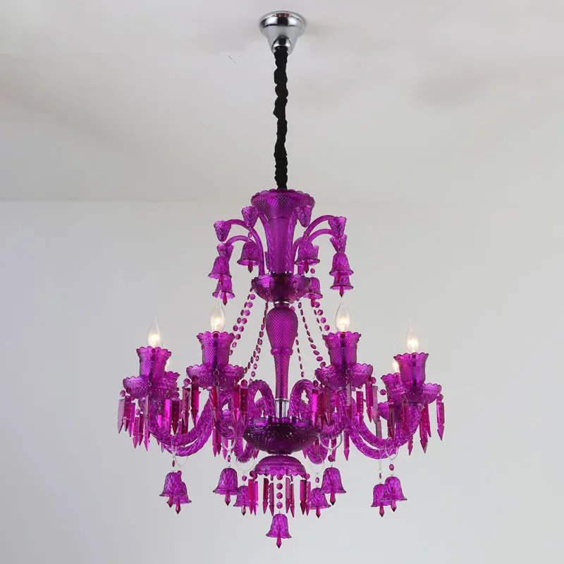 

DORIAN European Crystal Chandelier Luxury Candle Living Room Restaurant Bedroom Villa Hotel Clothing Store KTV Pendent Lamp