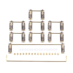 PCB Stabilizer V2 Smokey Transparent Mount Screw in Stabilizers 4x2u 7x2u 6.25u 7u Mechanical keyboard accessories
