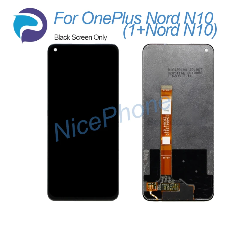 for ONEPLUS Nord N10 5G LCD Display Touch Screen Digitizer Assembly Replacement BE2025/6/8/9 1+Nord N10 5G Screen Display LCD