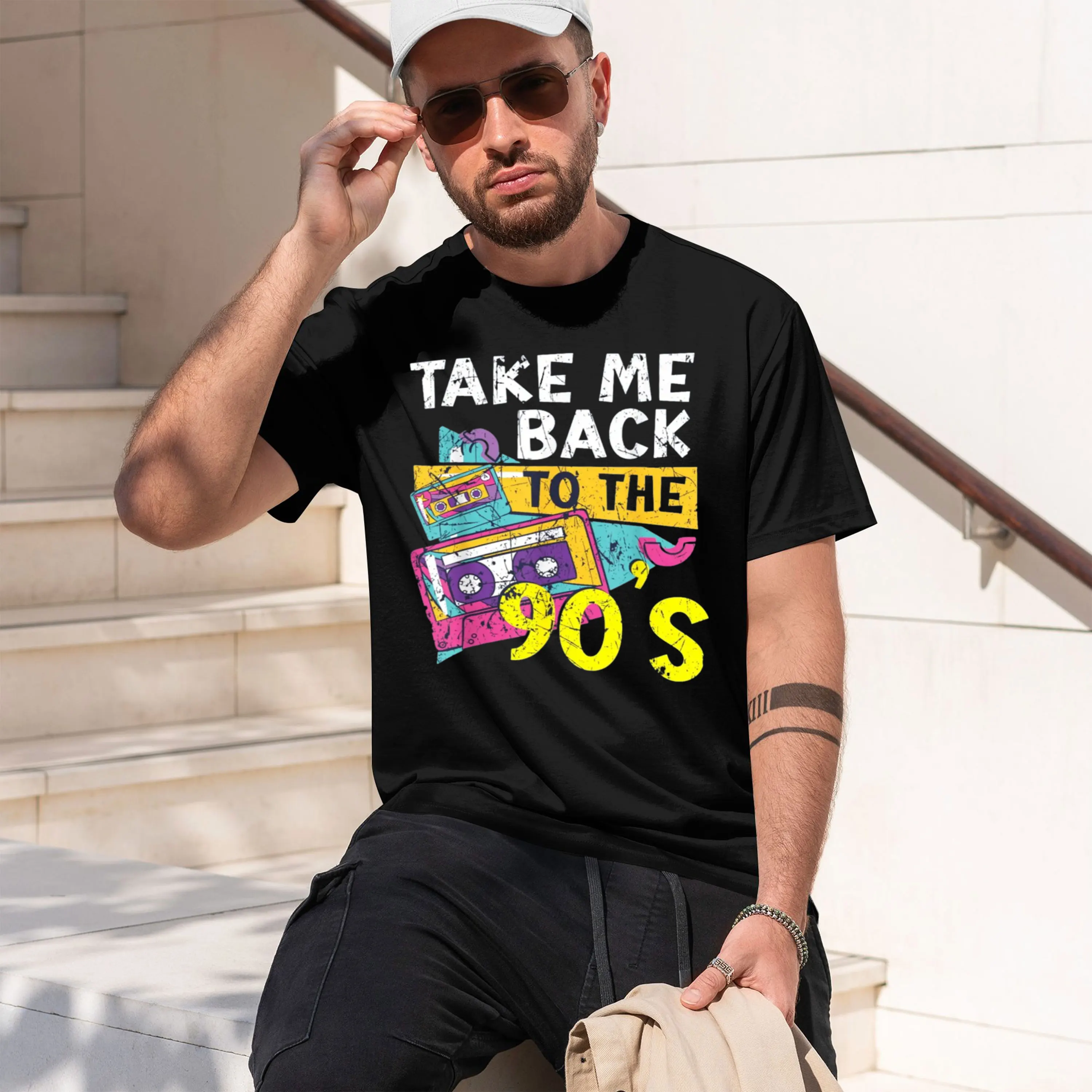 Take Me Back To The 90's 1990 Vintage Nineties Py 1990s T-Shirt Couple Kawayi Unisex Summer Streetwear Ropa Hombre 2026 New Mode