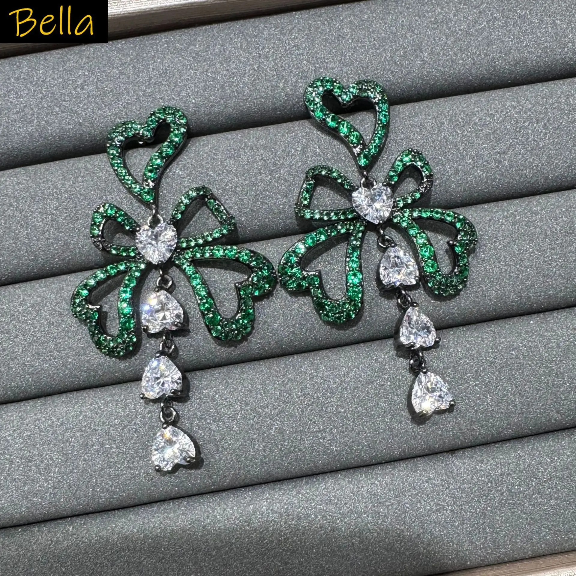 boucles-d'oreilles-en-zircone-cubique-pour-femmes-bijoux-brillants-pour-diner-boucles-d'oreilles-pendantes-avec-nœud-papillon-blanc-vert-bijoux-mignons-cadeau