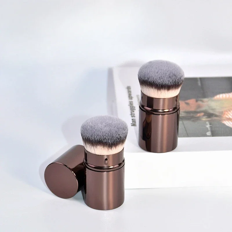 

1pcs Retractable Blush Brush Foundation Brush Soft Fluffy Powder Contour Makeup Brushes Portable Makeup Tools