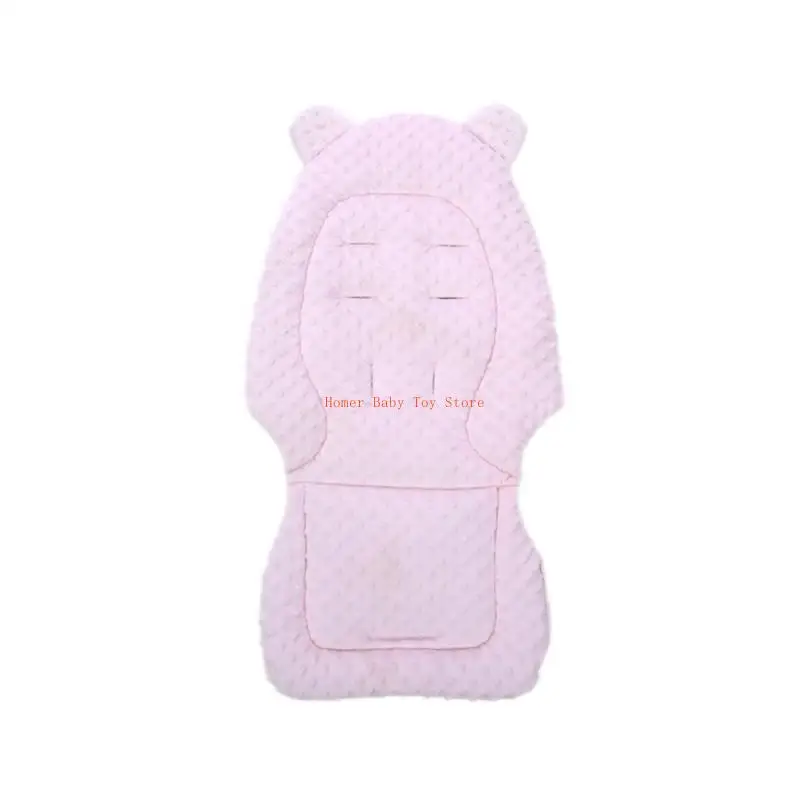 J0PF عربة أطفال وسادة غير قابلة للانزلاق وسادة ناعمة لدعم جسم الطفل وبطانة مقعد #2