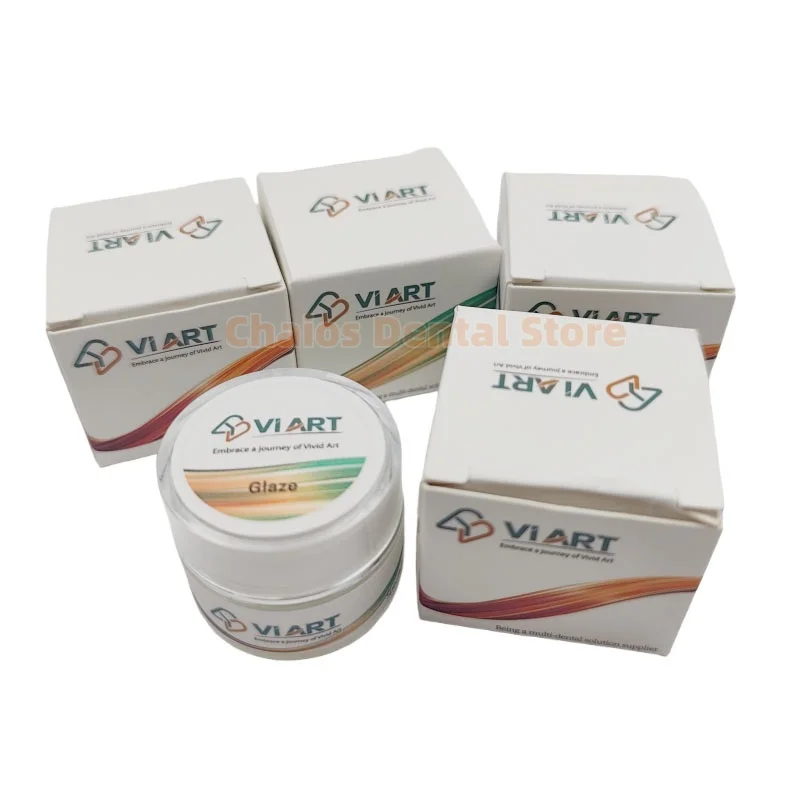 5g/Bottle Yilik Realism Glazing Paste Dental Laboratory Ceramics Staining Low Temperature General Purpose Coloring Porcelain