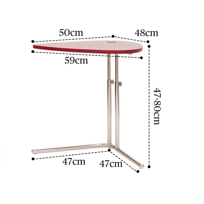 Lift coffee table Tecta k22 Middle Ages engraved with several small apartment sofa corners and balcony tables.