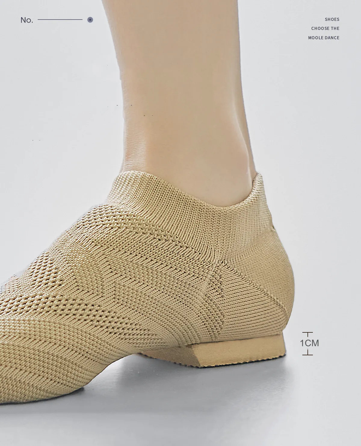 New Knitted Stretch Adult Dance Sneakers Slip On Sports Boot Breathable Lyrical Modern Booties Women\'s Jazz Shoes