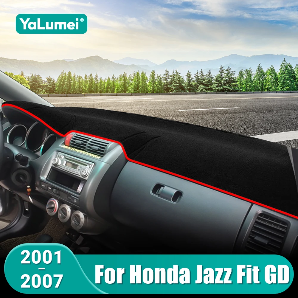 For Honda Fit Jazz MK1 2001 2002 2003 2004 2005 2006 2007 Car Dashboard Mat Sun Shade Instrument Desk Non-slip Cover Accessories